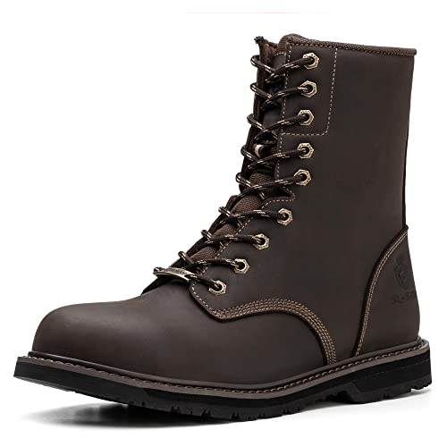 SL-Saint wasserdichte Stahlzehe 8'' Sicherheits-Arbeitsstiefel für Männer Holzfäller und Jagd Industriebau Isoliert (adult, men, numeric_48, numeric, eu_footwear_size_system, wide) von SL-Saint