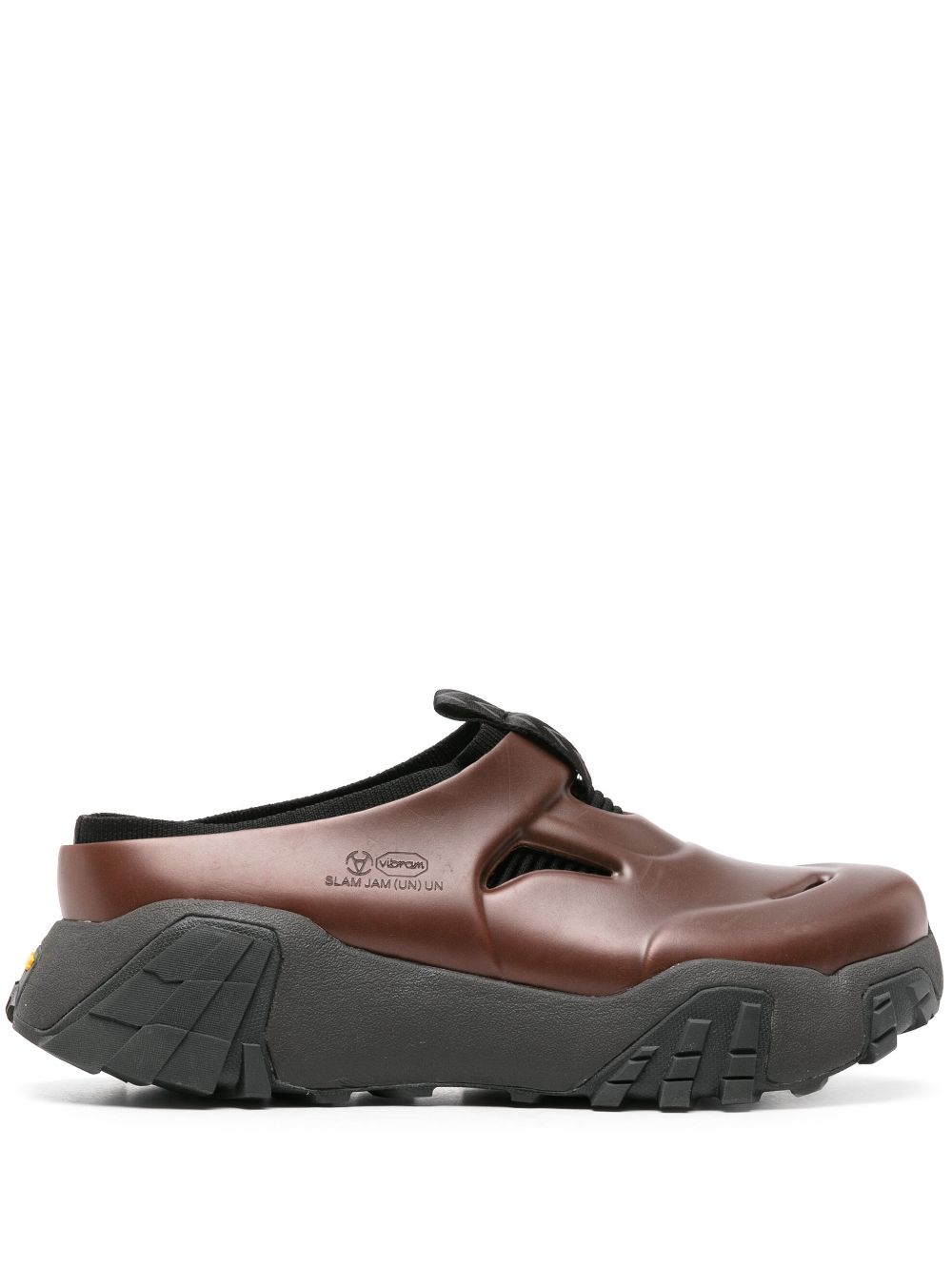 SLAM JAM X VIBRAM Rubber Core Slip-On-Sneakers - Braun von SLAM JAM X VIBRAM