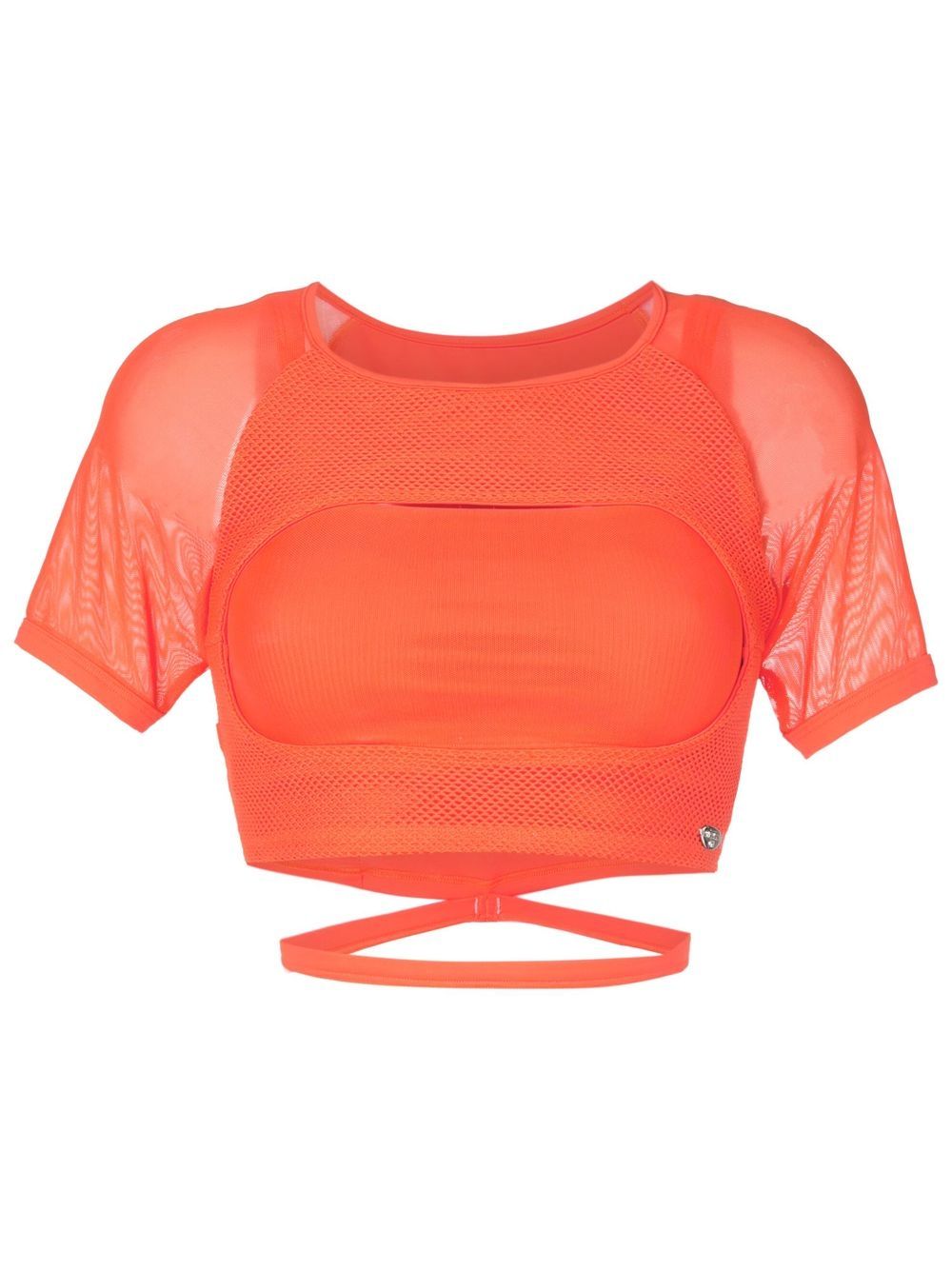 AMIR SLAMA GYM Performance-T-Shirt - Orange von AMIR SLAMA GYM