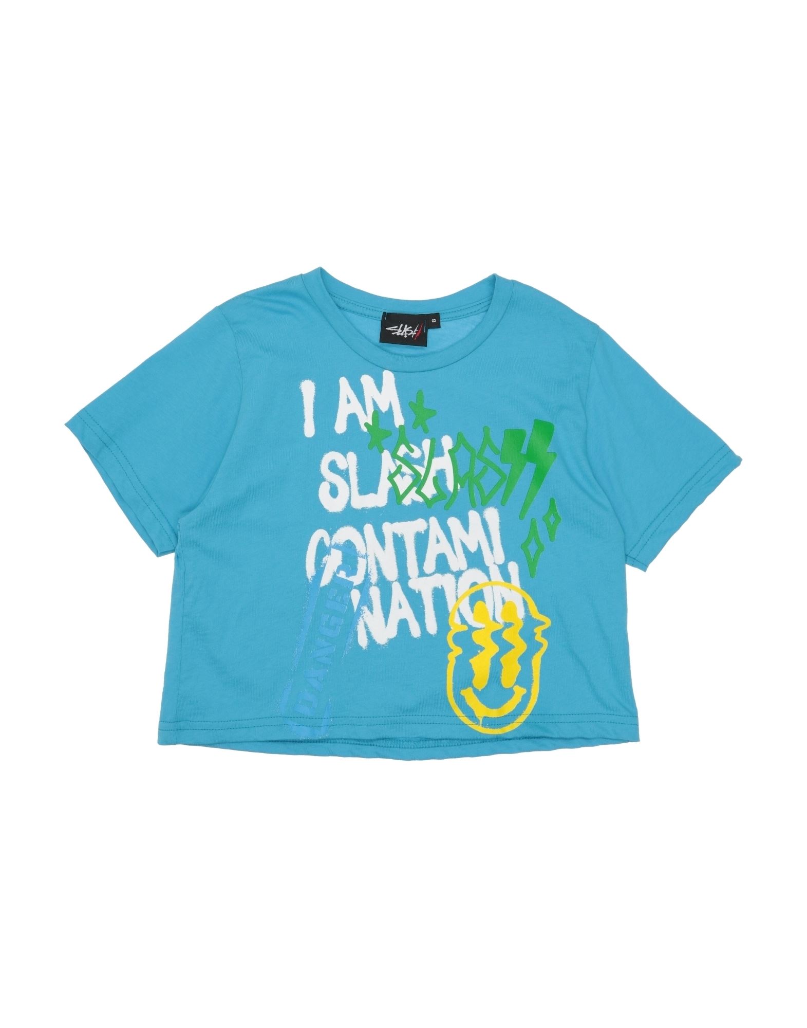 SLASH I AM WANT I AM T-shirts Kinder Azurblau SLASH I AM WANT I AM T-shirts Kinder Azurblau von SLASH I AM WANT I AM