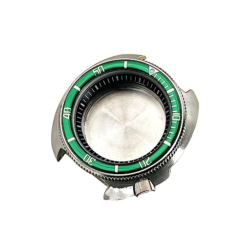 SLAVIK Sea Turtle Abalone Ersatzgehäuse kompatibel mit NH35 NH36 Uhrwerk 6105 6309 Captain Willard Saphirglas Herren NH35 Uhrengehäuse (Color : CS03, Size : Sapphire glass) von SLAVIK