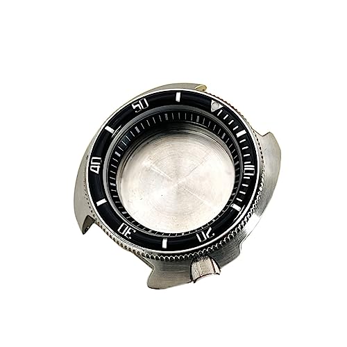 SLAVIK Sea Turtle Abalone Ersatzgehäuse kompatibel mit NH35 NH36 Uhrwerk 6105 6309 Captain Willard Saphirglas Herren NH35 Uhrengehäuse (Color : CS04, Size : Sapphire glass) von SLAVIK