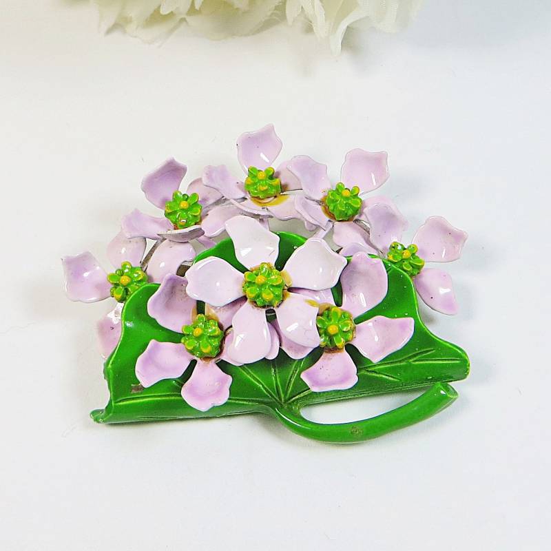 Vintage 1950Er Jahre Brosche Pin, Rosa Emaille Blume Und Blatt Brosche, Dimensionale Kalt Gemalte Grüne Blumen Pin Vintage 1950Er Jahre Brosche Pin, Rosa Emaille Blume Und Blatt Brosche, Dimensionale Kalt Gemalte Grüne Blumen Pin von SLCDesignsUK