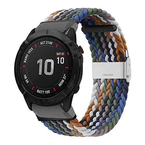 22mm 26 mm elastischer Nylon Uhrengurt ， für Serien Uhren Ersatz -Uhren -Accessoires ， Männer Frauen 22mm 26 mm Schnellfit Nylon Uhrengurt von SLCHJX