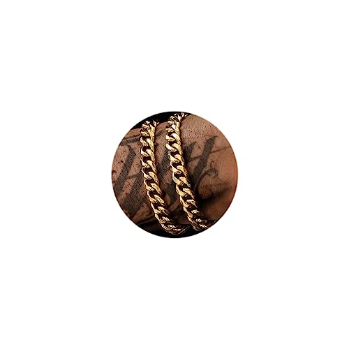 2pcs Edelstahlarmbänder für Männer Gold Silber Kubanglied Figaro Seilkette Armband Set Bordsteine Breite Robust 2pcs Edelstahlarmbänder für Männer Gold Silber Kubanglied Figaro Seilkette Armband Set Bordsteine Breite Robust von SLCHJX