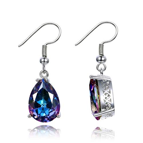 925 Drop -Ohrringe für Frauen 10x14mm Wasser Drop Topaz Gemstone Hochzeit Ohrringe mit Steinen Modeschmuck Geschenke in China hergestellt von SLCHJX