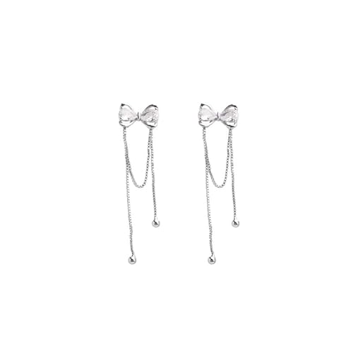 925 Sterling Silber Regentropfen -Tropfen Ohrring, blauer Sandstein Tränenstrop Dangle Ohrringe, Mode Huggie Hoop Hangelner Ohrringe für Frauen von SLCHJX