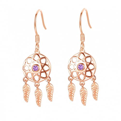 Drop Ohrring für Frauen Schmuck gelbe Rosenpila Ohrringe von SLCHJX