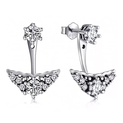 Drop -Ohrringe Kubikzirkonia -Ohrring für Frauen Hochzeit von SLCHJX