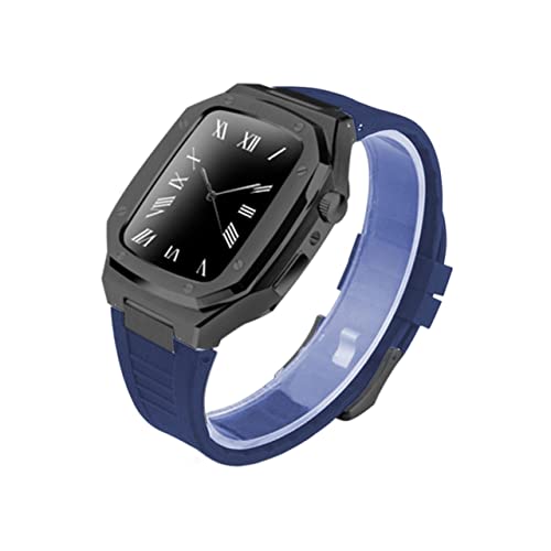 Edelstahl Uhr Metall Ringbuch für Band 9 8 7 6 5 4 SE 3 2 -Serie 44 mm 45 mm Uhr Ersatz Upgrade Metall Riemenanpassung Kit, 40MM, A von SLCHJX