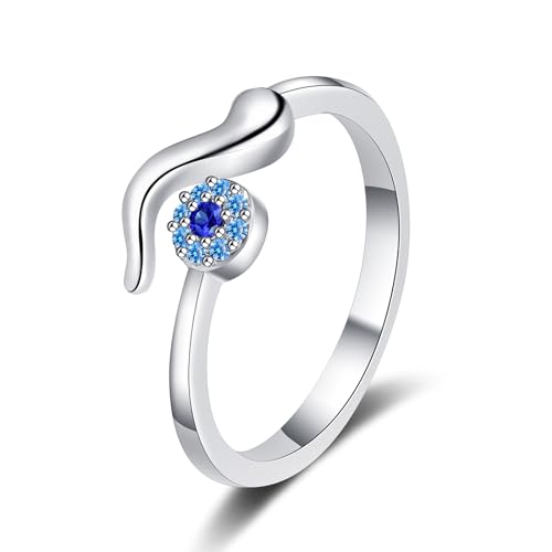 Elegant Sweet Devil's Eye Ring mit Zirkonring Weihnachten Ins Stil für Frauen Geburtstag Geschenk Minimalistischer trendiger Schmuck von SLCHJX