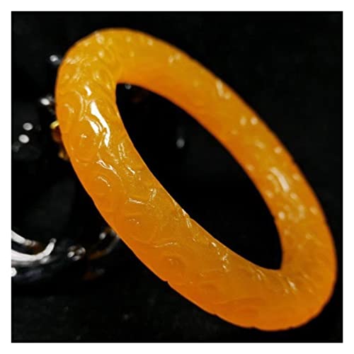 Emerald Armband Ladies Emerald Stone Hand geschnitzt Emerald Armband Damen Geschenk (59-60 mm.) von SLCHJX