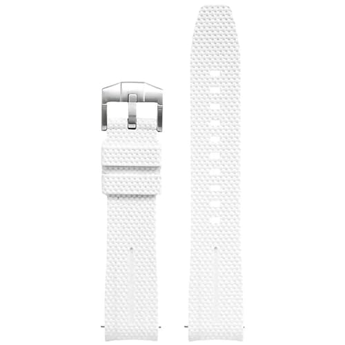 Gebogenes Endgurt ， Für Omega XS Watch Joint Moonswatch 20mm Männer Frauen Gummi -Silikon -Schnellfreisetzungs -Uhren für Seamaster 300 Watchbänder von SLCHJX