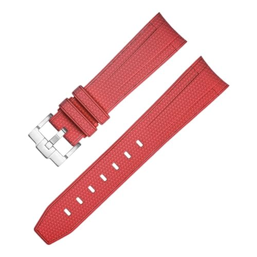 Gummi -Uhrband für Omega x Swatch Joint Moonswatch Constellation Männer Frauen wasserdichte Sport 20mm gebogene Enduhr -Gurtband von SLCHJX