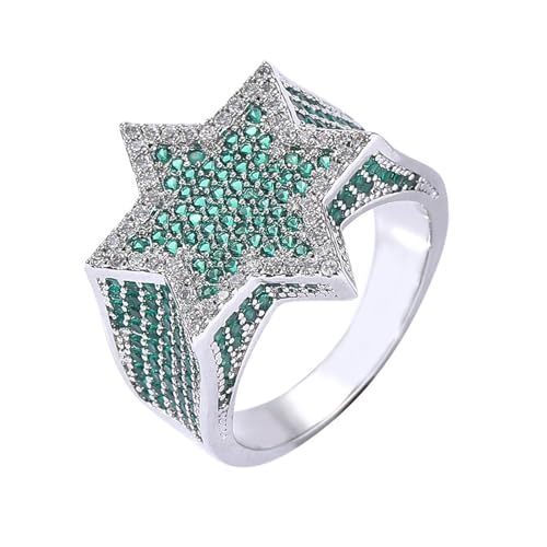 Hip Hop Punk Ring Pentagramm Sechseckige Ring -Persönlichkeit für Männer Weihnachten INS -Stil Einfache lässige trendige Schmuckparty Geschenk Hip Hop Punk Ring Pentagramm Sechseckige Ring -Persönlichkeit für Männer Weihnachten INS -Stil Einfache lässige trendige Schmuckparty Geschenk von SLCHJX