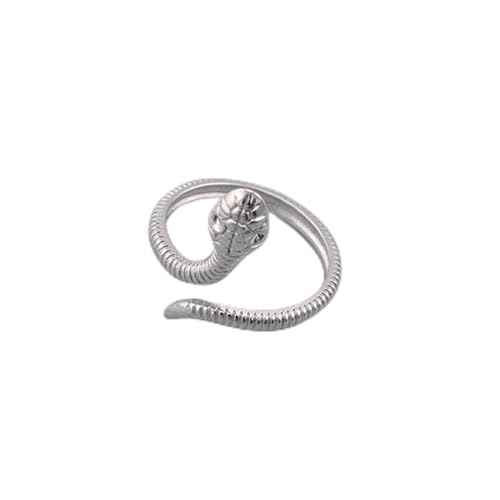Ins Style Titanium Stahlring Mode schlangengeformten Ring Frauen Persönlichkeit Licht Luxus Jubiläum Schmuck Geschenk von SLCHJX