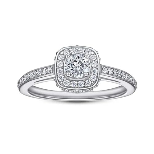Ins Style Women Ring S925 Sterling Silber Ring Trendy passender Zirkon einfach Weihnachtsfeiertag Jubiläum Schmuck Schmuck von SLCHJX