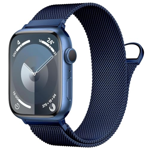Milanische Schleife aus Edelstahl für Band 42/44/45/49/38/40/41 mm Männer und Frauen, Mesh Loop Magnetic Clasp -Ersatz für Bänder Ultra Series 9 8 7 Se 6 5 4 3 2 1 Milanische Schleife aus Edelstahl für Band 42/44/45/49/38/40/41 mm Männer und Frauen, Mesh Loop Magnetic Clasp -Ersatz für Bänder Ultra Series 9 8 7 Se 6 5 4 3 2 1 von SLCHJX