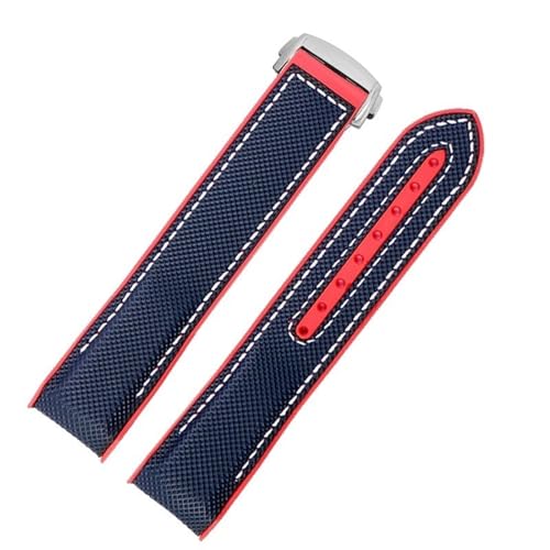 Nylon Uhrengurt für Omega Seahorse 215.32 Ozean Universe Super 600 America Cup Limited Edition Leinwand wasserdichte Uhrband 22 mm 20mm von SLCHJX