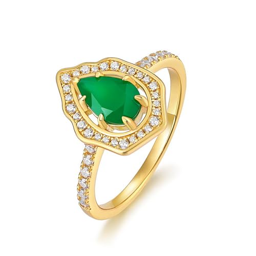 S925 Sterling Silber Vintage Ring mit grünes Achatring für Frauen Weihnachten Ins Stil Geburtstagsgeschenk Einfacher trendiger Schmuck S925 Sterling Silber Vintage Ring mit grünes Achatring für Frauen Weihnachten Ins Stil Geburtstagsgeschenk Einfacher trendiger Schmuck von SLCHJX