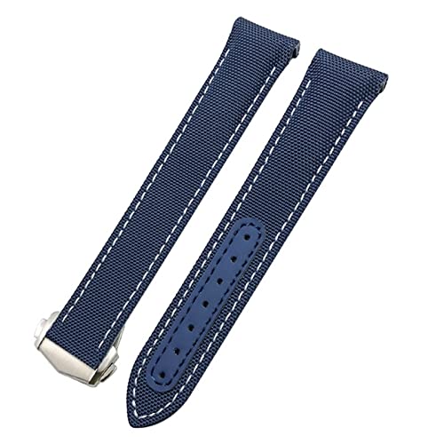 SLCHJX 19 mm 20 mm 21 mm Leinwand Leder Bottom Watchband für Omega Seamaster 300 Speedmaster AT150 Planet Ocean Nylon Uhrengurt SLCHJX 19 mm 20 mm 21 mm Leinwand Leder Bottom Watchband für Omega Seamaster 300 Speedmaster AT150 Planet Ocean Nylon Uhrengurt von SLCHJX