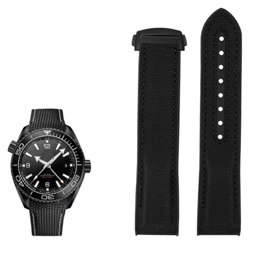SLCHJX 20 mm 22 mm Nylon Gummi -Uhrband für Omega Seamaster Planet Ocean Männer Einsatzverschluss Armband Uhr Accessorie Silikon Uhr SLCHJX 20 mm 22 mm Nylon Gummi -Uhrband für Omega Seamaster Planet Ocean Männer Einsatzverschluss Armband Uhr Accessorie Silikon Uhr von SLCHJX