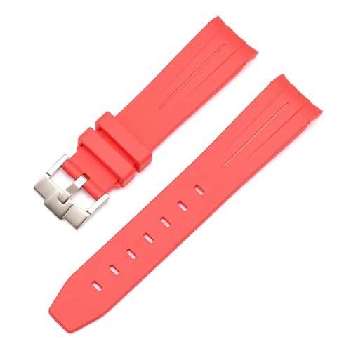 SLCHJX 20mm 22mm 21mm Gummi -Uhr -Band für Gurt Brand Watchband Männer Ersatzhandgelenk Accessoires von SLCHJX