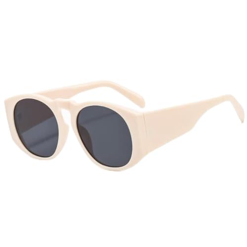 SLCHJX Dicke Beine, großer Rahmen, ovale Sonnenbrille, UV-Schutz, personalisierte Sonnenbrille, gelb SLCHJX Dicke Beine, großer Rahmen, ovale Sonnenbrille, UV-Schutz, personalisierte Sonnenbrille, gelb von SLCHJX