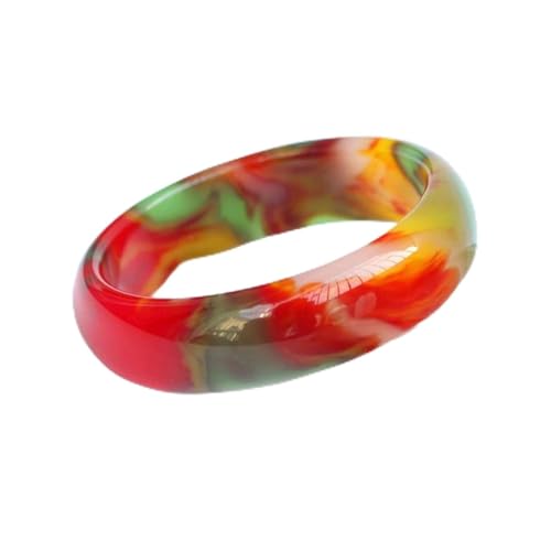 SLCHJX Emerald Armband Achat Armband Schmuckzubehör handgeschnitzte Geschenke für Männer und Frauen (58-60 mm) von SLCHJX