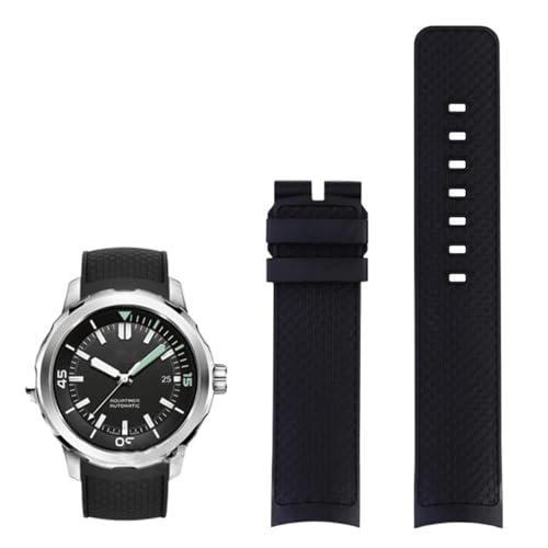 SLCHJX Fluororubber-Riemen für IWC Aquatimer Familie Darwins Abenteuer IW376803 IW379503 Uhr Band Schnellrelease 22mm Männer SLCHJX Fluororubber-Riemen für IWC Aquatimer Familie Darwins Abenteuer IW376803 IW379503 Uhr Band Schnellrelease 22mm Männer von SLCHJX