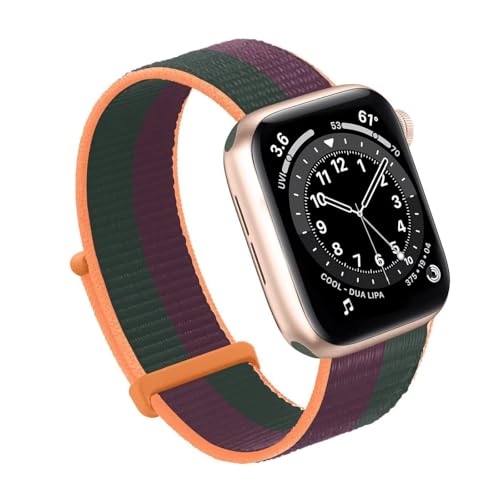 SLCHJX Für Band 49mm 45 mm 44 mm 42 mm 41 mm 40 mm 38 mm, Frauen Männer Sport Nylonschleifengurt für Serie Ultra 8 7 6 5 4 3 2 1 Se SLCHJX Für Band 49mm 45 mm 44 mm 42 mm 41 mm 40 mm 38 mm, Frauen Männer Sport Nylonschleifengurt für Serie Ultra 8 7 6 5 4 3 2 1 Se von SLCHJX