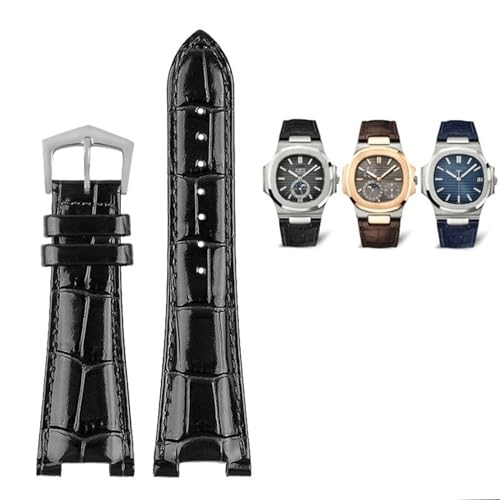 SLCHJX Für echte Leder -Uhrengürtel 5711 5712G Nautilus Uhrengurt Spezielle Schnittstelle 25 mm*13mm Männer Watchbänder SLCHJX Für echte Leder -Uhrengürtel 5711 5712G Nautilus Uhrengurt Spezielle Schnittstelle 25 mm*13mm Männer Watchbänder von SLCHJX