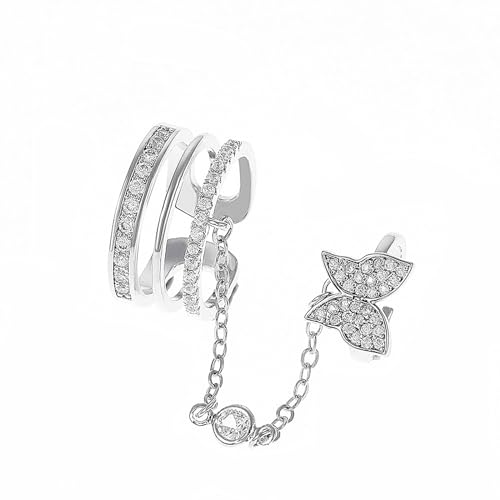 SLCHJX Ins Style Quastenkette Ring Frauen verstellbarer Schmetterling leichter Luxusring Personalisierte Geometrie Valentinstag Ins Style Ring von SLCHJX