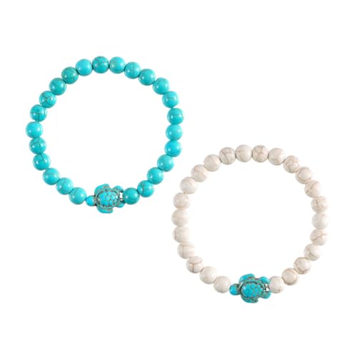 SLCHJX Juwelier -Ozeanarmbänder für Mädchen für Frauen türkisschildkrötenmanschette Wickel Armband Dehnte Schmuckzubehör SLCHJX Juwelier -Ozeanarmbänder für Mädchen für Frauen türkisschildkrötenmanschette Wickel Armband Dehnte Schmuckzubehör von SLCHJX