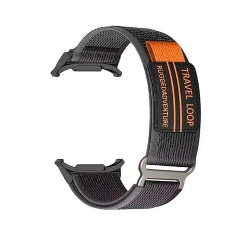 SLCHJX Nylon Reiseschleife für Galaxy Watch 7 Ultra 47mm Männer Sportband für Galaxy 7 47mm Ultra No Lücken gebogene Endarmband Uhrenbands SLCHJX Nylon Reiseschleife für Galaxy Watch 7 Ultra 47mm Männer Sportband für Galaxy 7 47mm Ultra No Lücken gebogene Endarmband Uhrenbands von SLCHJX