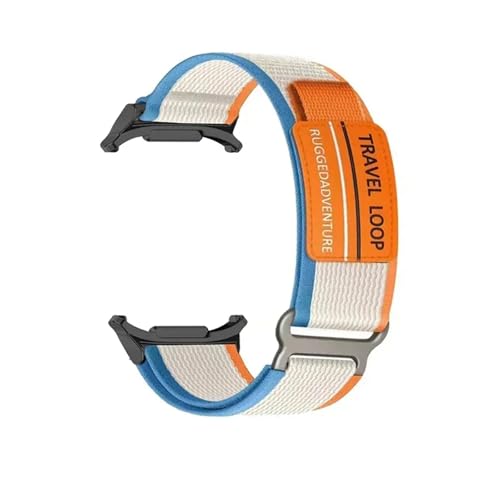 SLCHJX Nylon Reiseschleife für Galaxy Watch 7 Ultra 47mm Männer Sportband für Galaxy 7 47mm Ultra No Lücken gebogene Endarmband Uhrenbands SLCHJX Nylon Reiseschleife für Galaxy Watch 7 Ultra 47mm Männer Sportband für Galaxy 7 47mm Ultra No Lücken gebogene Endarmband Uhrenbands von SLCHJX