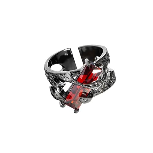 SLCHJX Ruby Personalisierte INS -Stil schwarzer Ring für Frauen verstellbares Licht Luxusring Geometrie Valentinstag Ins Style Ring SLCHJX Ruby Personalisierte INS -Stil schwarzer Ring für Frauen verstellbares Licht Luxusring Geometrie Valentinstag Ins Style Ring von SLCHJX