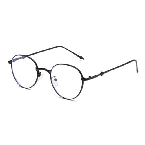 SLCHJX Runde Sonnenbrille für Damen und Herren, runder Metallrahmen, UV400-Schutz, Schwarzer Rahmen, blaue Lichtflocken, Einheitsgröße SLCHJX Runde Sonnenbrille für Damen und Herren, runder Metallrahmen, UV400-Schutz, Schwarzer Rahmen, blaue Lichtflocken, Einheitsgröße von SLCHJX