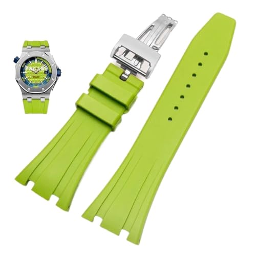 SLCHJX Silikonuhr -Gurte 26mm 27mm Uhrenband für AP 15400 15202 15500 15703 26470so Royal Oak Offshore Herren Sportgummi -Gummi -Armband SLCHJX Silikonuhr -Gurte 26mm 27mm Uhrenband für AP 15400 15202 15500 15703 26470so Royal Oak Offshore Herren Sportgummi -Gummi -Armband von SLCHJX