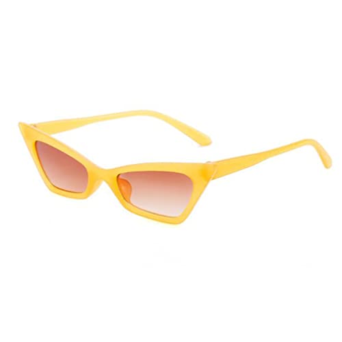 SLCHJX Sonnenbrille mit kleinem Rahmen, für Damen und Herren, trendig, Jelly-Farbe, Persönlichkeit, Sonnenschutz, Gelee, grüner Rahmen, Teeflocken, Orange SLCHJX Sonnenbrille mit kleinem Rahmen, für Damen und Herren, trendig, Jelly-Farbe, Persönlichkeit, Sonnenschutz, Gelee, grüner Rahmen, Teeflocken, Orange von SLCHJX