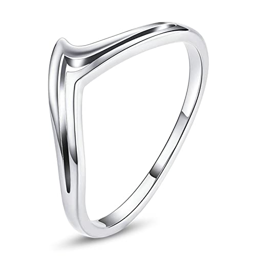 SLCHJX Wishbone Ring für Frauen Hochzeit Schmuck Finger Ring SLCHJX Wishbone Ring für Frauen Hochzeit Schmuck Finger Ring von SLCHJX