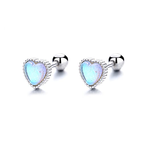 Süße Farbe Herzperlen Schraubenstöder Ohrringe für Frauen Hochzeit fein Schmuck Schmuck Süße Farbe Herzperlen Schraubenstöder Ohrringe für Frauen Hochzeit fein Schmuck Schmuck von SLCHJX