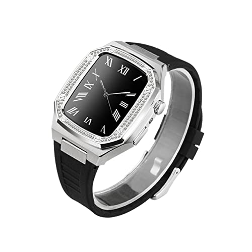 Watch Edelstahl Lünettenband Metall für Band 9 8 7 6 5 4 4 SE 3 2 Serie 44 mm 45 mm Uhr ersetzen das Upgrade Metall Gurt Modifikation Kit, 44MM, A Watch Edelstahl Lünettenband Metall für Band 9 8 7 6 5 4 4 SE 3 2 Serie 44 mm 45 mm Uhr ersetzen das Upgrade Metall Gurt Modifikation Kit, 44MM, A von SLCHJX