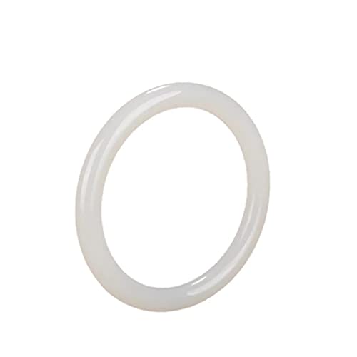 Weißes Jade -Armband Ladies Jade Accessoires Steinschmuck Damen Armband Schmuck (64 mm) von SLCHJX