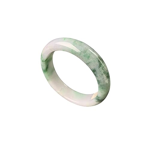 Yang Grün Jade Armband Blume Flut Blume Jade Armband eisiges Armband (56-57 mm), 56-57mm, A von SLCHJX