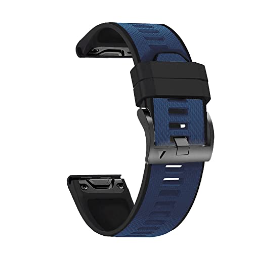 SLCHJXS 22 mm Uhrenarmband für Fenix 5 Plus 6 Pro Forerunner 935 945 Approach S60 Silikonband Uhr Easyfit Armband von SLCHJXS