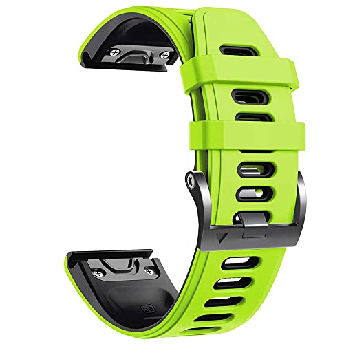SLCHJXS 26 - 22 mm Band für Fenix 7 7X 5 5X Plus 6 6X Pro 3 3HR Fenix7 Silikon Schnellspanner Uhr Strap Easyfit Armband SLCHJXS 26 - 22 mm Band für Fenix 7 7X 5 5X Plus 6 6X Pro 3 3HR Fenix7 Silikon Schnellspanner Uhr Strap Easyfit Armband von SLCHJXS