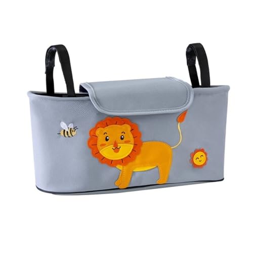 Aufbewahrungstasche für Kinderwagen Kinderwagen-Hängetasche, Aufbewahrungstasche, multifunktionale Aufbewahrungstasche mit großem Fassungsvermögen (Color : Color 1, Size : 14x32x17cm) von SLEDEZ