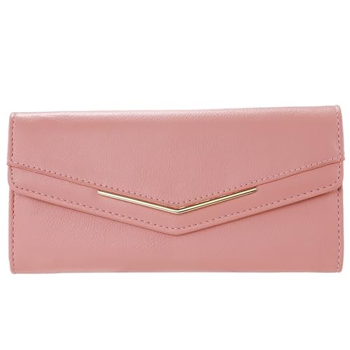 Damen Geldbörse Geldklammer-Geldbörse for Damen (Color : Pink, Size : 19x9x2.5cm) von SLEDEZ