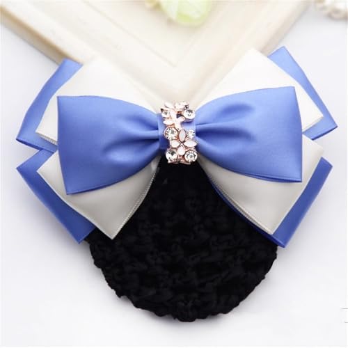 Damen-Haarnetz mit Schleife Damen mit Diamantschleife Haarnetz(Color 6) von SLEDEZ